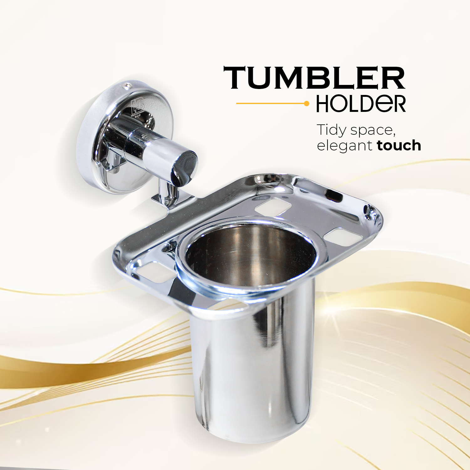 D&B Bathware Stainless Steel Tumbler Holder_1