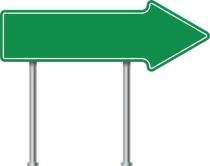 Direction Signages 100 x 300 mm Steel_0