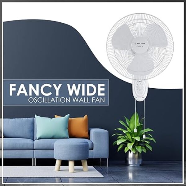 ANCHOR 14146WH 400 mm 3 Blades Wall Fan_2