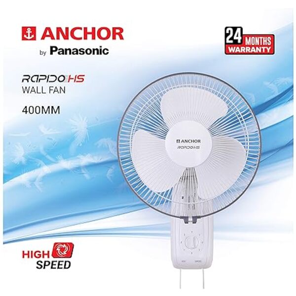 ANCHOR 14080GY 400 mm 3 Blades Wall Fan_2