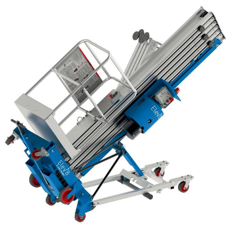 Elev8 Single Mast Aerial Work Platform 523 kg VTL 40 DC_1