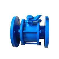 SRK 100 mm Three Piece Full Bore WCB Ball Valves Double Flanged_0