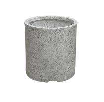 A One Green Plastic Mercury Pot Planter White Stone_0