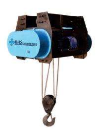 MHS Flame Proof Trolley Suspended 6 m Electric Wire Rope Hoist_0