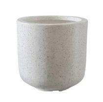 A One Green Plastic LED Marco Pot Planter White Stone_0