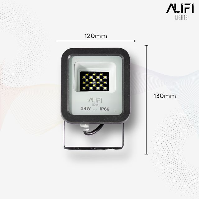 Alifi Lights 24 W Cool White IP66 4 kV 2880 Lumen ALFFLG24 LED Flood Lights_1