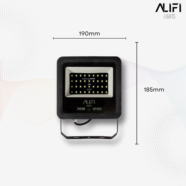 Alifi Lights 36 W Cool White IP66 4 kV 4320 Lumen ALFFLG36 LED Flood Lights_1