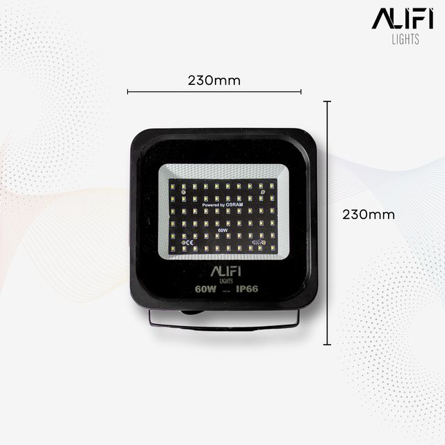 Alifi Lights 60 W Cool White IP66 4 kV 7200 Lumen ALFFLG60 LED Flood Lights_1