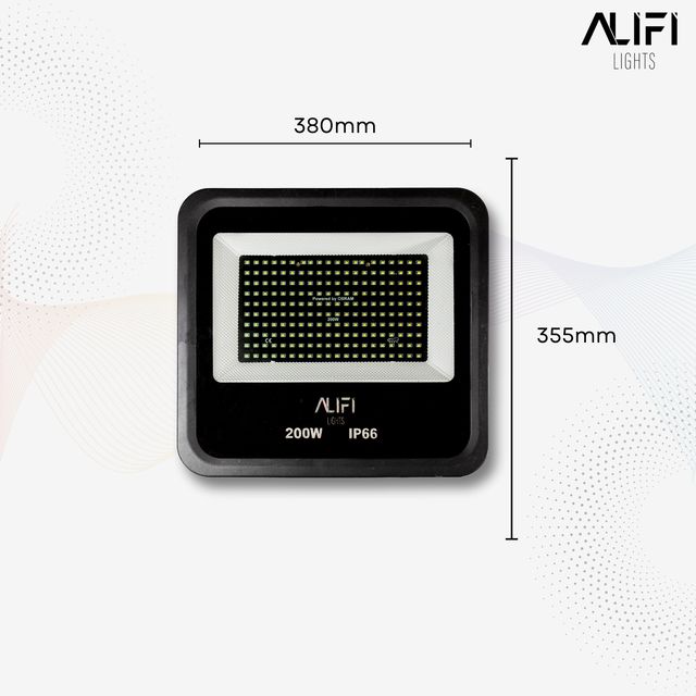 Alifi Lights 200 W Cool White IP66 10 kV 24000 Lumen ALFFLG200 LED Flood Lights_1