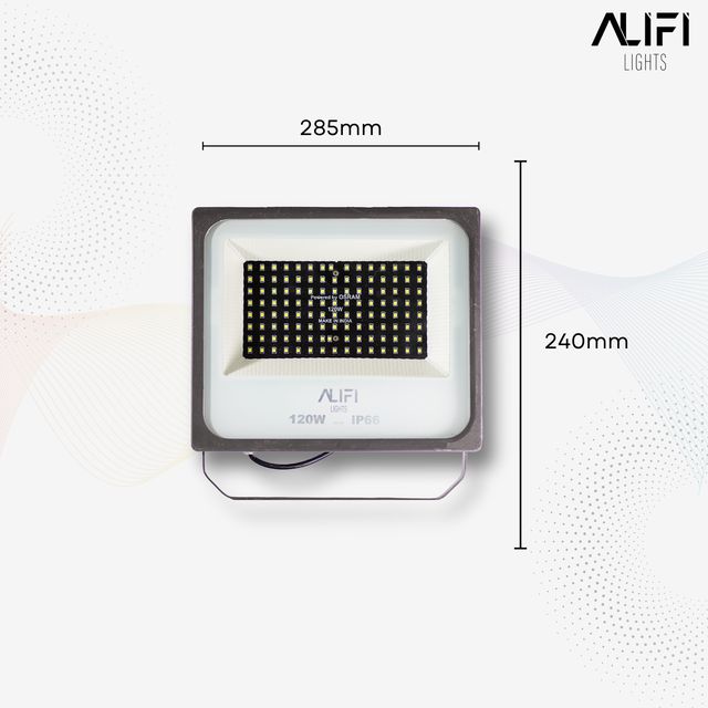 Alifi Lights 120 W Cool White IP66 6 kV 14400 Lumen ALFFLSD120R LED Flood Lights_1