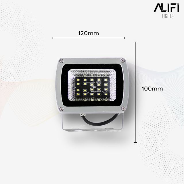 Alifi Lights 24 W Cool White IP66 4 kV 2880 Lumen ALFFLBC24 LED Flood Lights_1