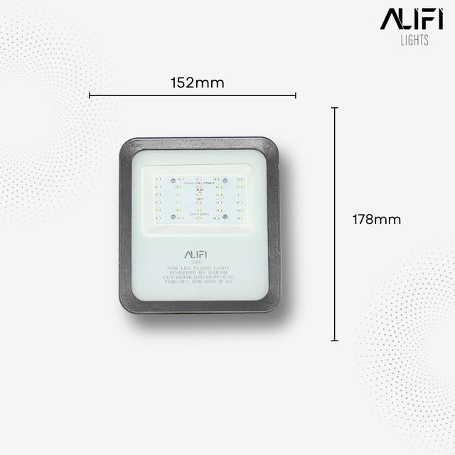 Alifi Lights 30 W Cool White IP66 4 kV 3600 Lumen ALFFLGDGP30 LED Flood Lights_1