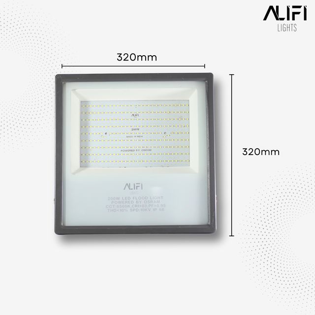 Alifi Lights 200 W Cool White IP66 10 kV 24000 Lumen ALFFLGDGP200 LED Flood Lights_1
