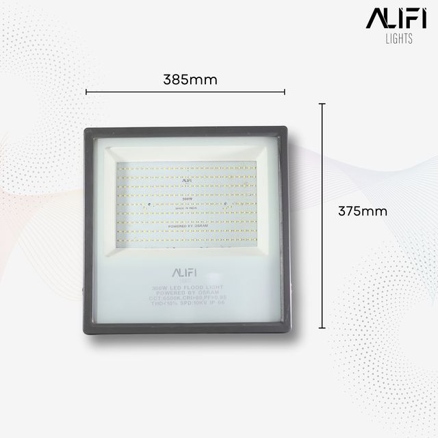 Alifi Lights 300 W Cool White IP66 10 kV 36000 Lumen ALFFLGDGP300 LED Flood Lights_1