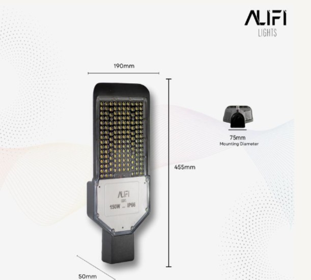 Alifi Lights 150 W Cool White IP66 6 kV LED Street Lights_1
