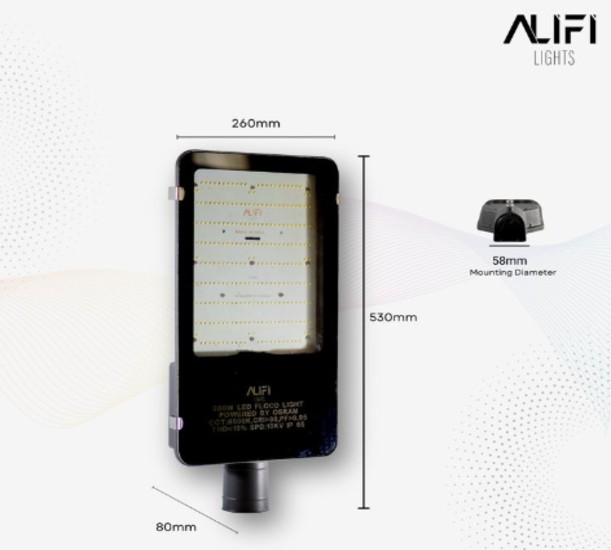 Alifi Lights 200 W Cool White IP66 10 kV LED Street Lights_1