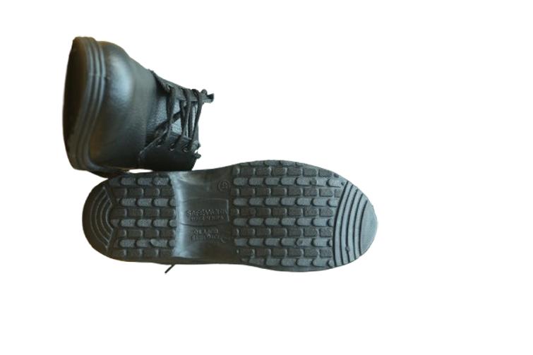 Synthetic Leather Fiber Glass Toe Safety Shoes Black_3