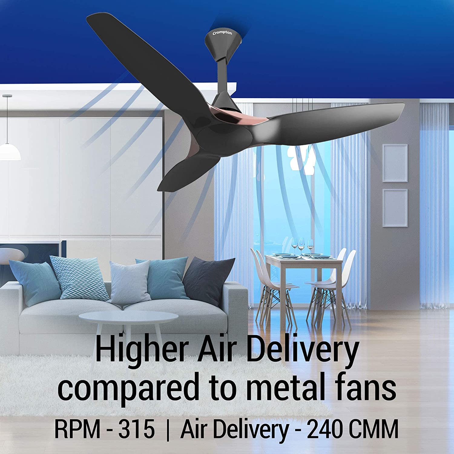 Crompton Silent Pro Enso Smart 1225 mm 3 Blades 42 W Charcoal Grey Ceiling Fans_2