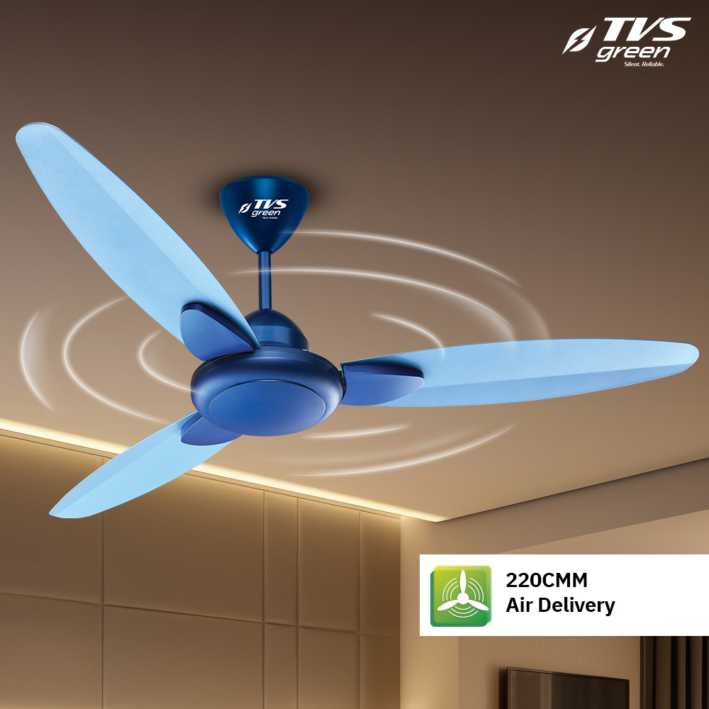 TVS GREEN Nova 1200 mm 3 Blades 35 W Oceanic Blue Ceiling Fans_2
