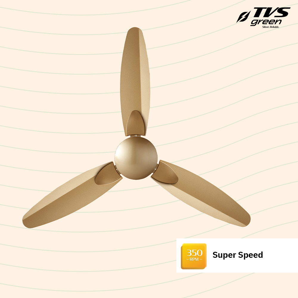 TVS GREEN Eternia 1200 mm 3 Blades 36 W Coral Gold Ceiling Fans_1