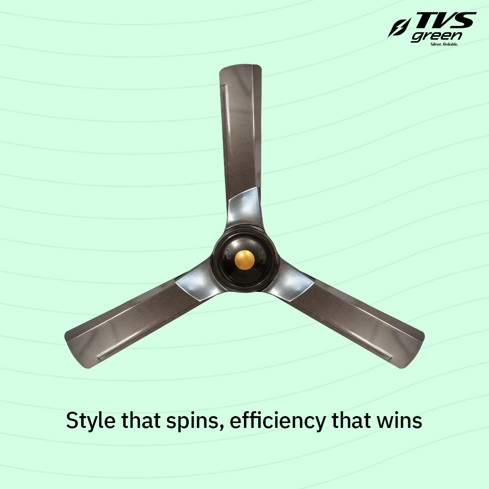TVS GREEN Lena 1200 mm 3 Blades 35 W Baker Brown Ceiling Fans_1