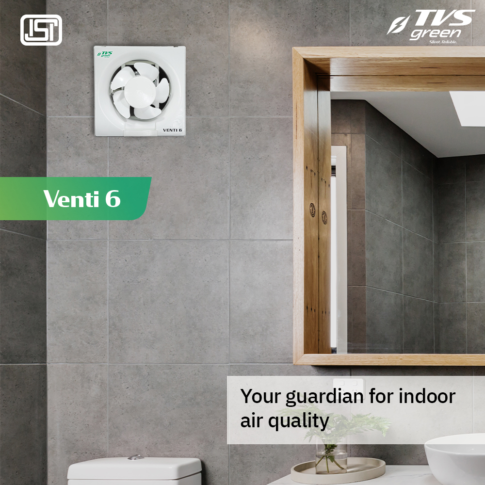 TVS GREEN VENTI 6 6 in 5 Blades 51 W Exhaust Fans_4