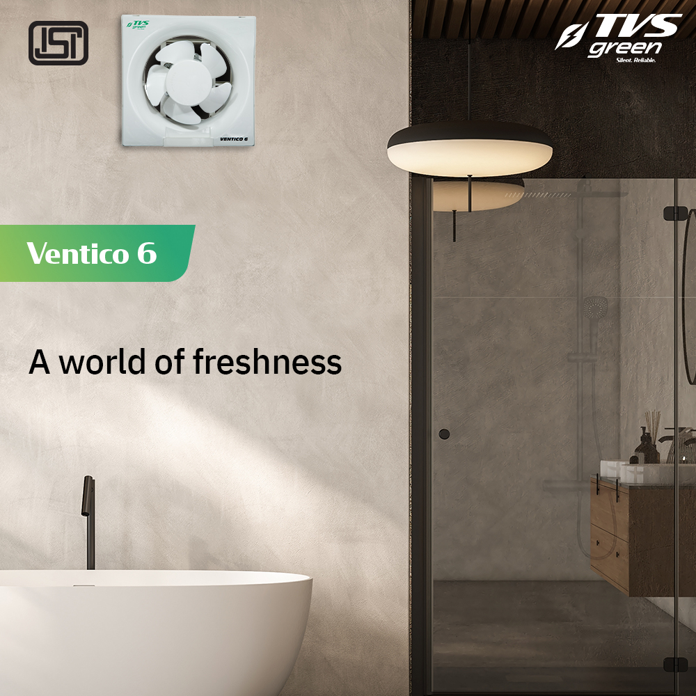 TVS GREEN VENTICO 6 6 in 5 Blades 25 W Exhaust Fans_4