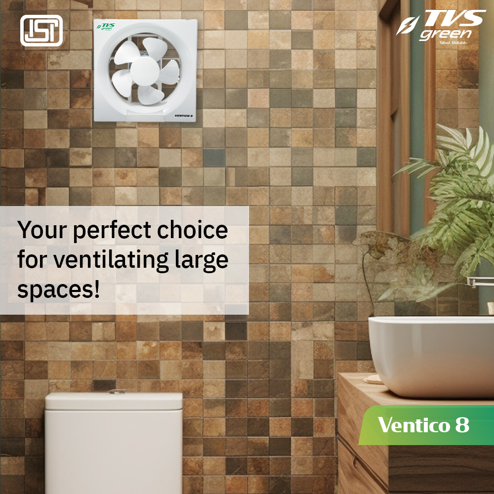 TVS GREEN VENTICO 8 8 in 5 Blades 30 W Exhaust Fans_4
