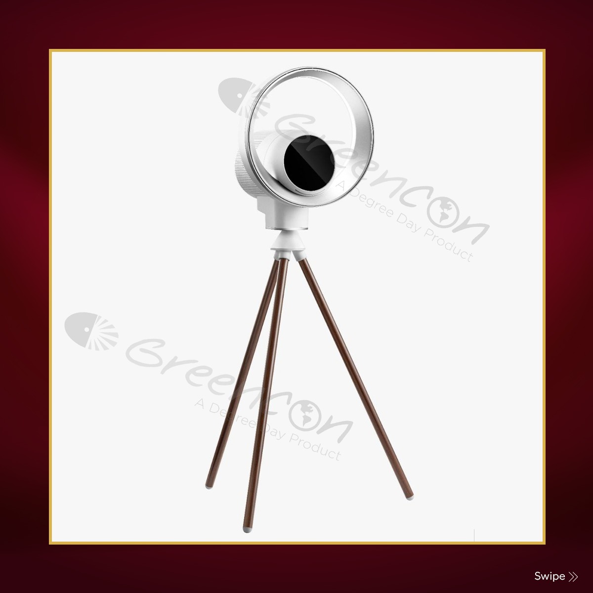 GREENCON GC-TRI1-051UF HEPA UV Ionizer cum FAN Three Stage White Air Purifier_1