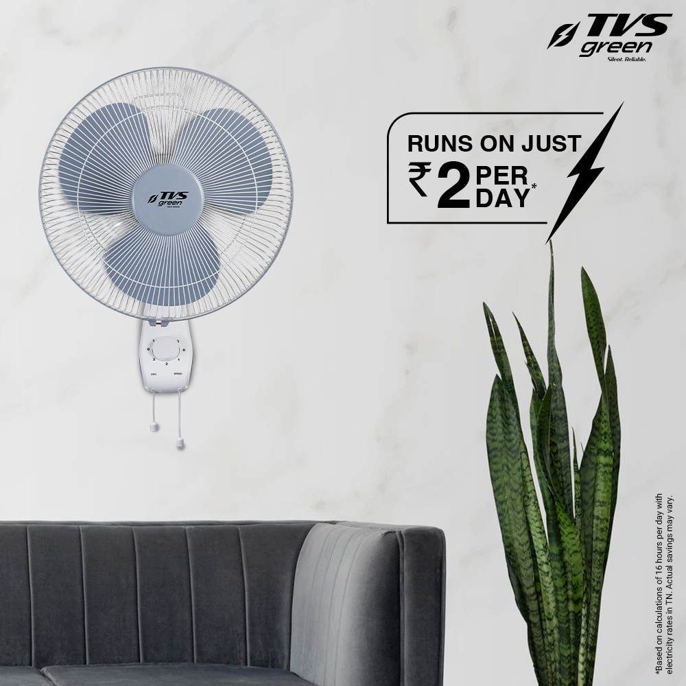 TVS GREEN ZESTO 400 mm 3 Blades Wall Fan_1