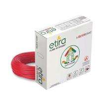 Etira 6 sqmm FR Electric Wire Red 90 m_0