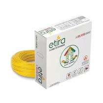 Etira 2.5 sqmm FR Electric Wire Yellow 90 m_0