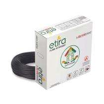 Etira 6 sqmm FR Electric Wire Black 90 m_0