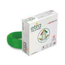 Etira 4 sqmm FR Electric Wire Green 90 m_0