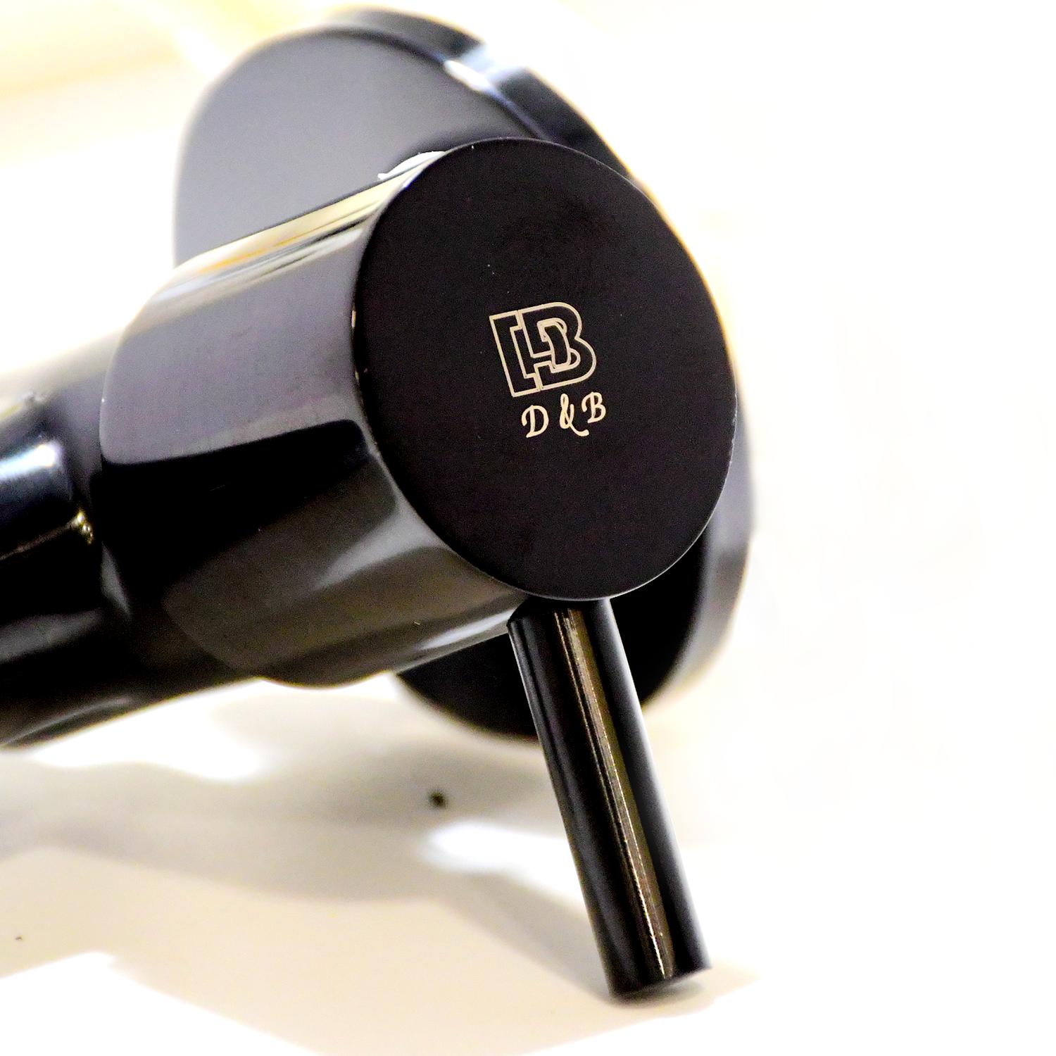 D&B Bathware 15 mm Brass Taps Chrome Finish 2 Way Tap (Beast Black)_2