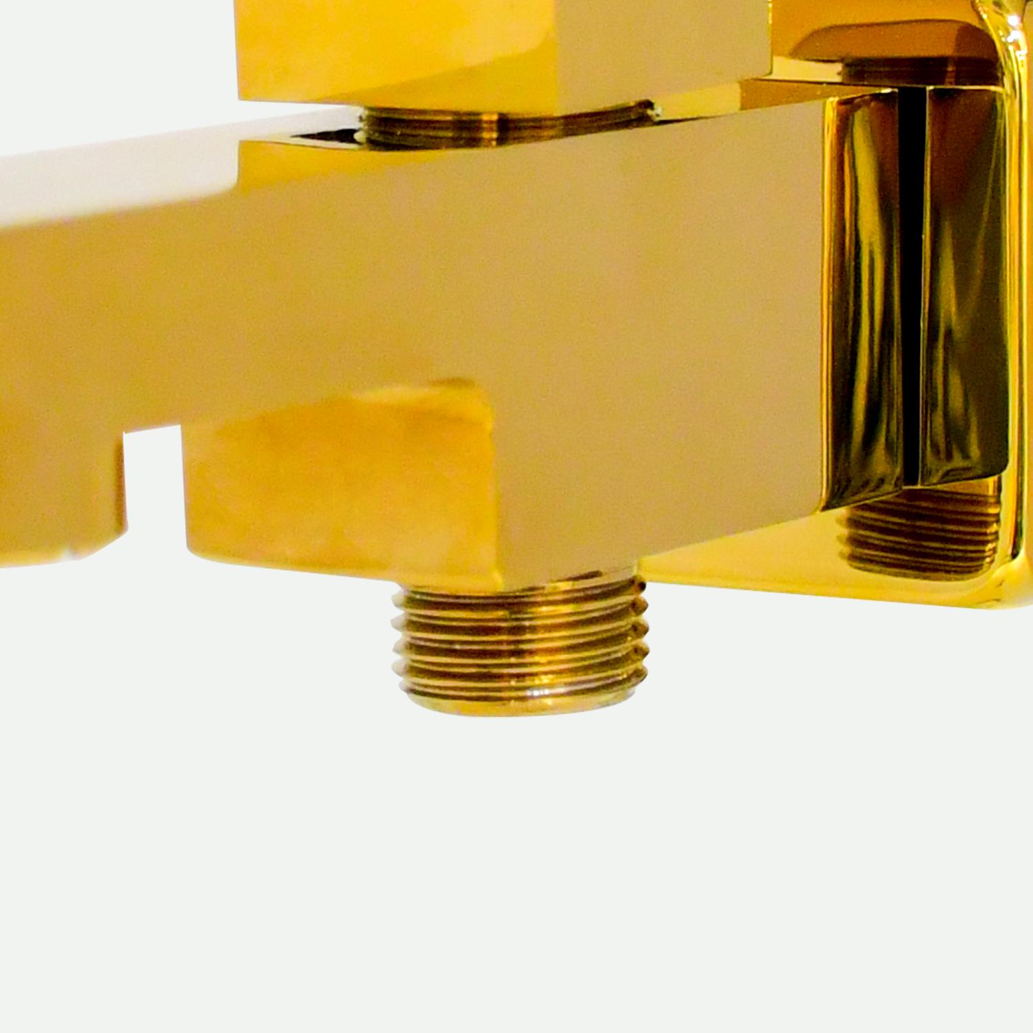 D&B Bathware 15 mm Brass Taps Chrome Finish ALLORA - 2 WAY TAP - GOLD_1