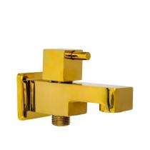 D&B Bathware 15 mm Brass Taps Chrome Finish ALLORA - 2 WAY TAP - GOLD_0