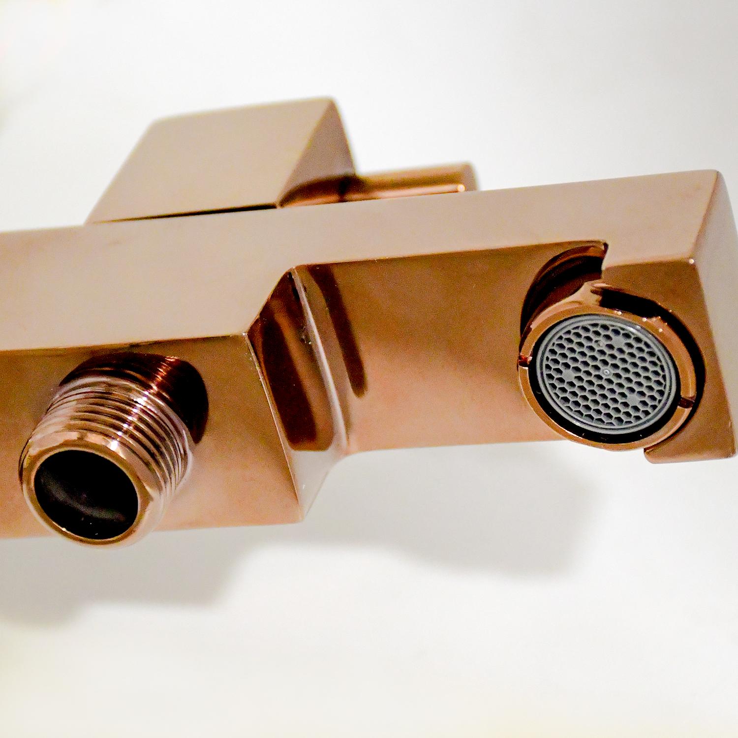 D&B Bathware 15 mm Brass Taps Chrome Finish ALLORA 2 WAY TAP - ROSE GOLD_1