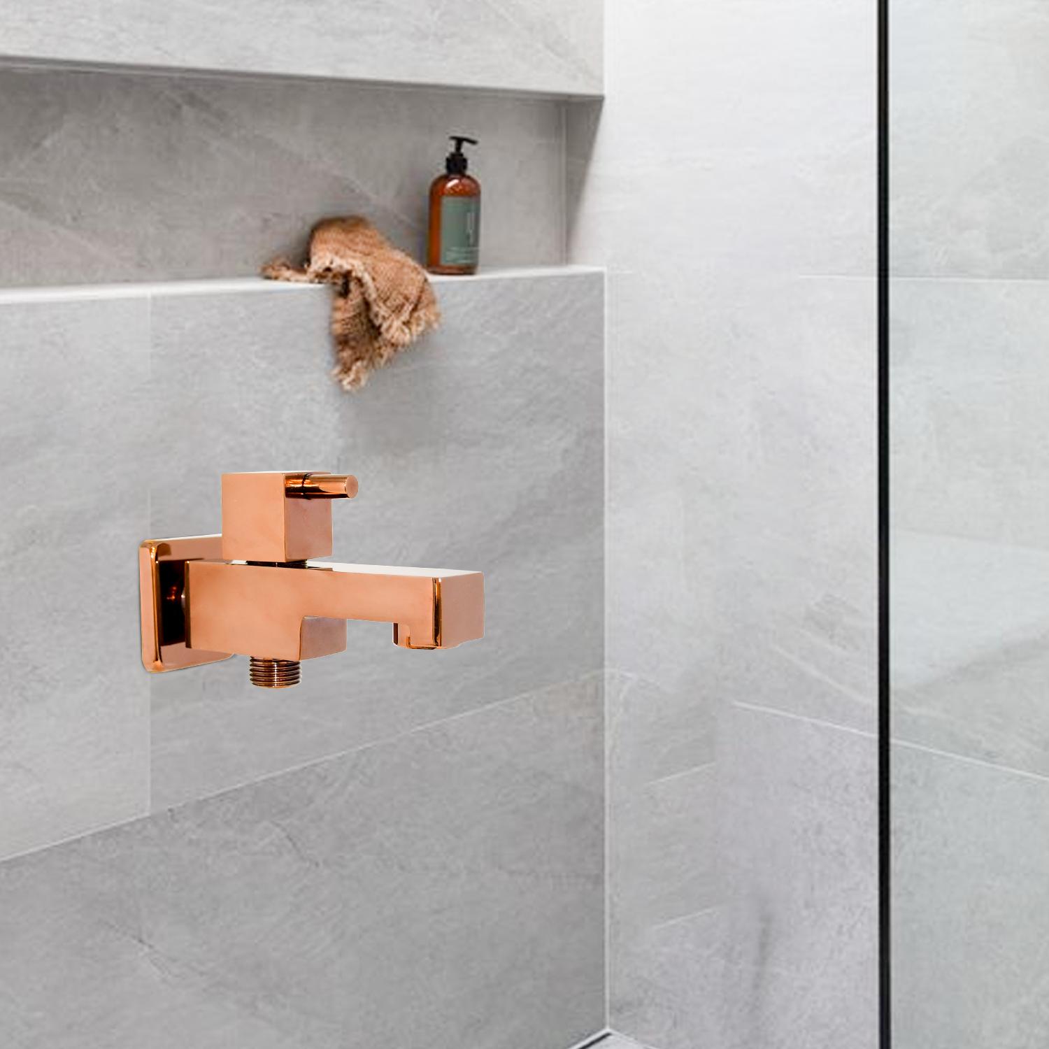 D&B Bathware 15 mm Brass Taps Chrome Finish ALLORA 2 WAY TAP - ROSE GOLD_2