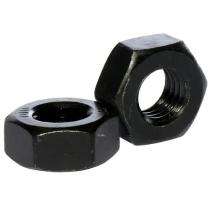 Bharmal M8 mm Hexagon Head Nuts High Tensile Steel DIN 934 Black IS 1364_0