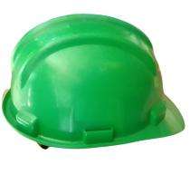 Polymak Plastic Green Ratchet Safety Helmets_0