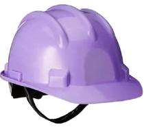 Polymak Plastic Violet Ratchet Safety Helmets_0
