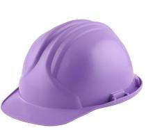 Polymak Plastic Purple Ratchet Safety Helmets_0