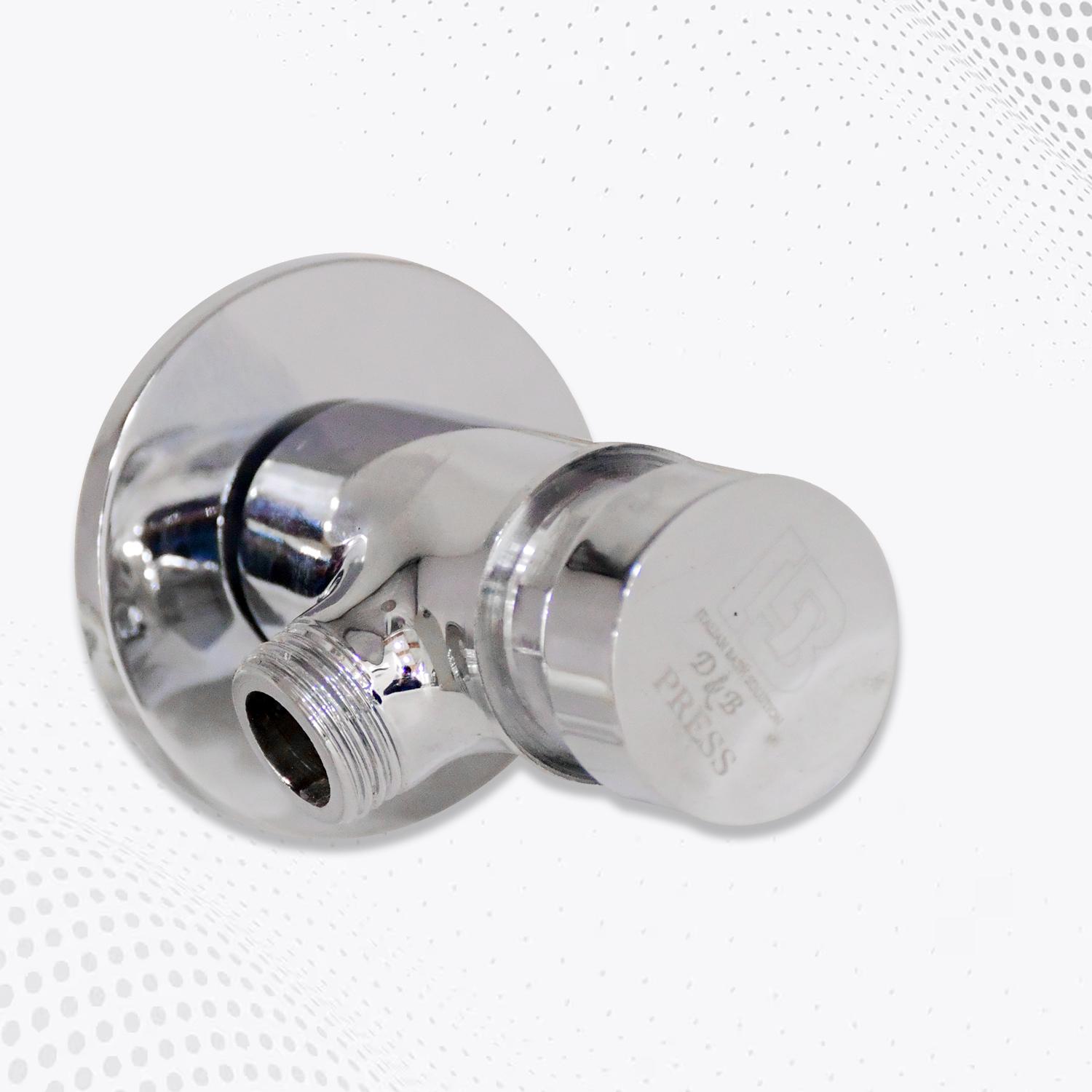 D&B Bathware Polished Angle Valve Faucet Pressmatic_4