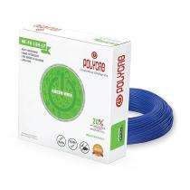 Polycab 0.75 sqmm Green Eco Friendly HR FR LSH LF Electric Wire Blue 90 m_0
