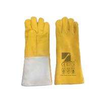 SECURAPLUS Abrasion Resistant Treated Leather Safety Gloves 10_0