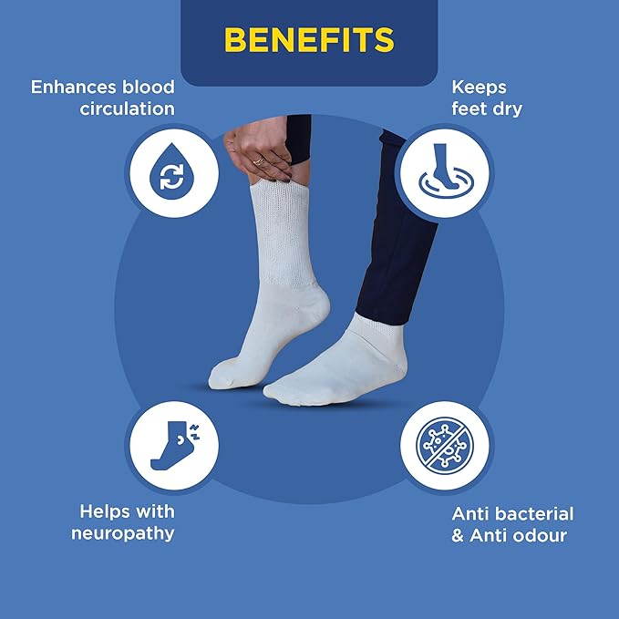 SYOUNAA Outdoor Synthetic Crew/Calf Length Safety Socks_4