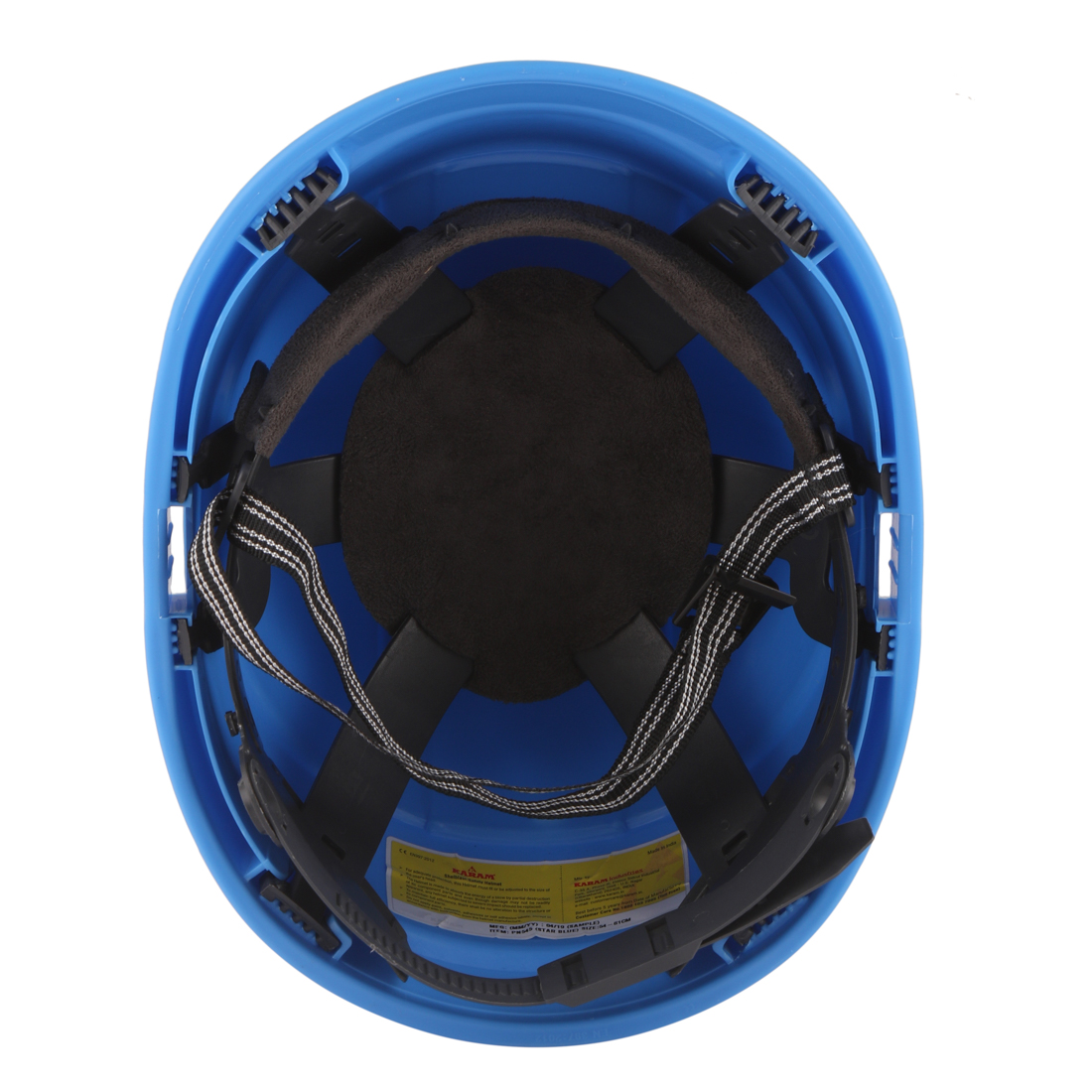 Karam Polyethylene Star Blue Air Ventilated Safety Helmets PN545_4