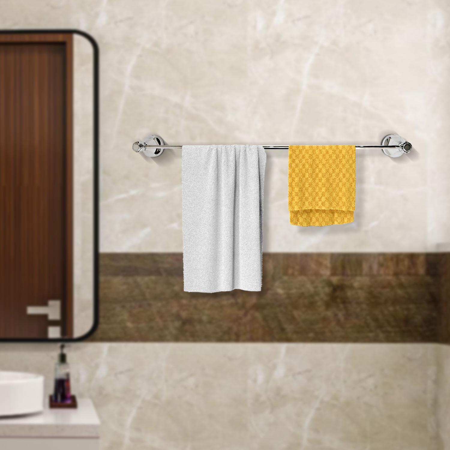 D&B Bathware Single Bar Towel Rail 300 x 30 mm Dia Stainless Steel_1