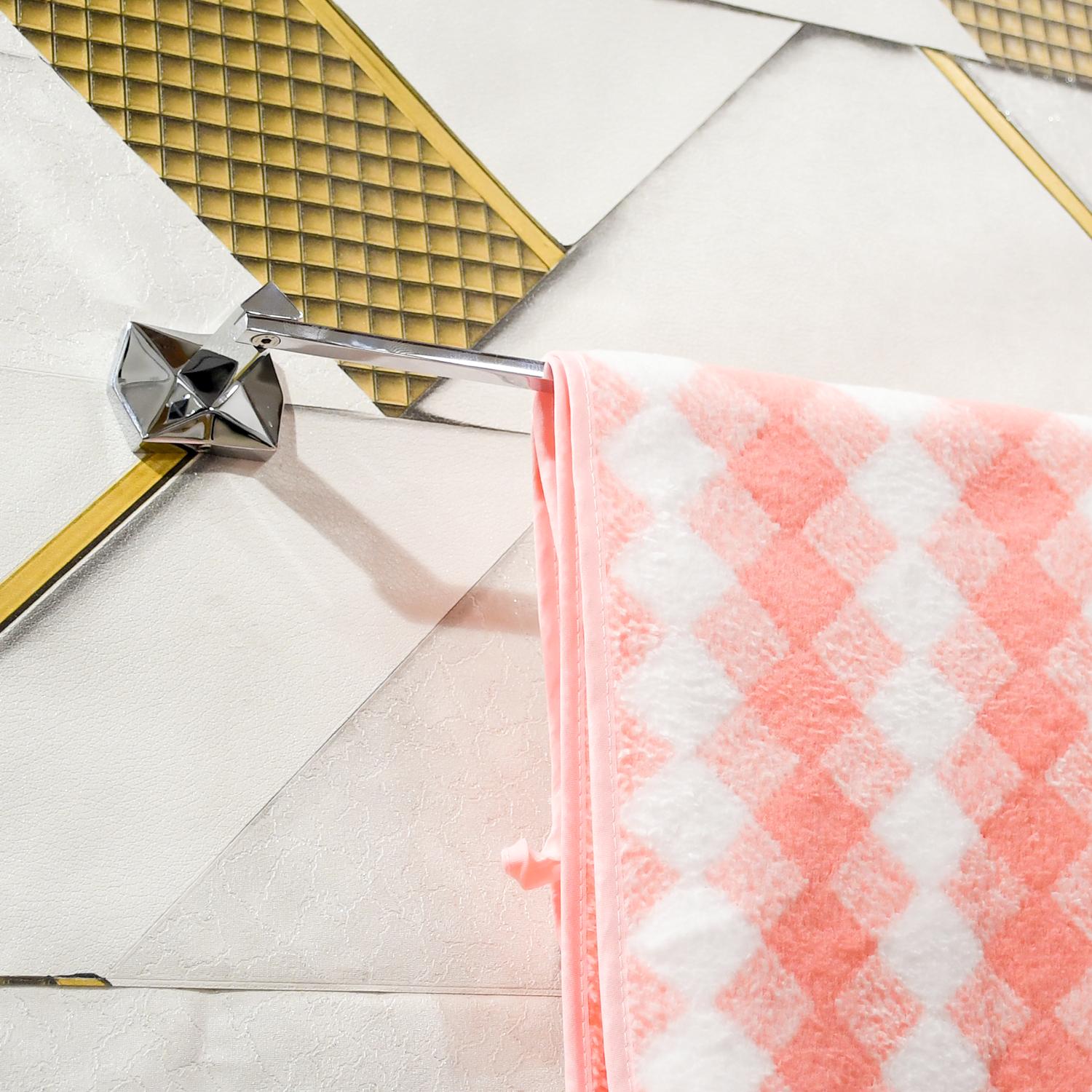 D&B Bathware Gloria Single Bar Towel Rail 300 x 30 mm Dia Stainless Steel_1